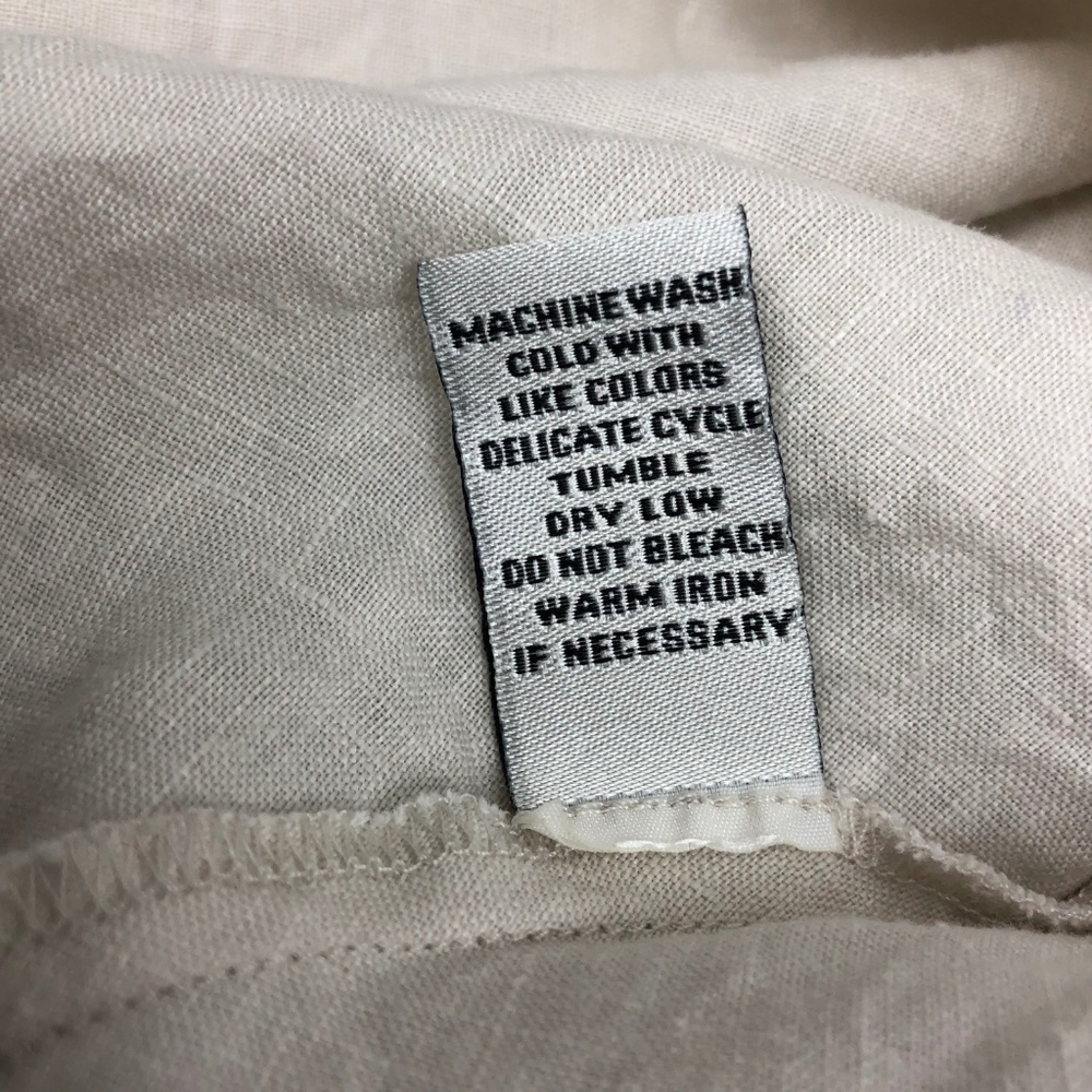 Max Studio Basic Linen Tank Medium - Picture 7 of 7